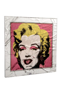 Quadro Marilyn Monroe Ghiacciato - PMMA e Plexiglas